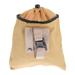 Garden Picking Fruit Bags Foraging Bag Canvas Belt Bag Waist Hanging Tool Bag for Hiking Camping Khaki