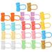 50 Pcs Cowboy Hat for Men Silicone Straw Tip Office+supplies Straw Plug Cover Drinking Straw Cover Straw Charms Straw Topper Straw Stopper Straw Hat Silica Gel