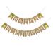 Interior Decorations for House Outdoor Birthday Linen Banner Garland The Swallowtail