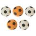 Inflatable Football 5PCS PVC Air-filled Toys Mini Football Toys Fun Inflatable Balls Interactive Props Sports Supplies for Kids