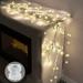 1pc LED Lighting Birch Garland String Light 1.8m/5.9FT 48 LED Battery Operated With Timer Pre-lit Twig Vine Lights For Christmas Fireplace Mantle Table Decoration Indoor Outdoor(Not Included Batter