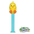 PEZ Candy Easter Chick Full Body with 3 Extra Candy Packs on Blister Card