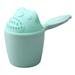 Baby Shampoo Rinse Cup Kids Bath Waterfall Rinser Children Bathing Baby Shower Spoons Child Washing Hair Cup Kids Bath Tool Green