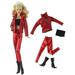 Cool Fashion Leather Jacket Trousers Boots Outfits for Barbie Blyth 1/6 30cm MH CD FR SD Kurhn BJD Doll Clothes Accessories P016