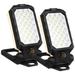 Working Lamp 2 Pcs Portable Light Flexible Outdoor Floodlight Rechargable Lights Emergency Plastic