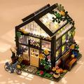 Flower House Building Set Create Cozy House Toy Set Model Building Kit Friends House with LED Lights Warmth Building Blocks Set Friends House Sets for Girls Boys 6-12 (579 Pcs)