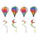 4 Pcs Hot Air Balloon Ornament Decor Balloon Pendants Hanging Wind Twisters Hanging Ornaments