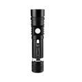 Anuirheih Flashlights for Home Super Bright Torch Searchlight Handheld Portable Rechargeable Flashlight Outdoor Long Shots Lamp(Black)