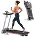 Compact FYC Folding Treadmill with Desk - 1 pack - 74.0 - Stay fit anywhere with our innovative compact treadmill!