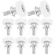 10 Pcs Refrigerator Door Handle Wheels Pulley Sliding Scroll