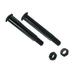 BCLONG 1Pair Treadmill Pedal Bolt With Nut for Exercise Bikes Fan Bike Gym Accessories