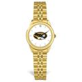 Women s Gold Missouri Tigers Rolled Link Watch