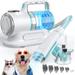 Dog Grooming Kit Vacuum 6 in 1 Pet Grooming Vacuum 11000PA Dog Clippers for Grooming Dog Vacuum for Shedding Grooming Suction 99% Dog Hair Low Noise Pet Vacuum Grooming Kit for Dog Cat