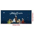 Christmas Garage Door Banner Garage Door Christmas Decorations Large Christmas Backdrop Decoration Holiday Vinyl Cover Banner for Outdoor Indoor Home Nativity Xmas Wall Photo Background