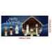 Christmas Garage Door Banner Garage Door Christmas Decorations Large Christmas Backdrop Decoration Holiday Vinyl Cover Banner for Outdoor Indoor Home Nativity Xmas Wall Photo Background