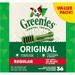 GREENIES Original Regular Natural Dog Dental Care Chews Oral Health Dog Treats 36 count (Pack of 1)