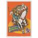 Ringling Bros and Barnum & Bailey Circus - Tiger On Horse - Vintage Circus Poster c.1966 - Master Art Print (Unframed) 13in x 19in