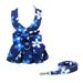 Pet Outfits Floral Dog Dress Bowknot Harness Leash Set- Lightweight and Soft Dog Harness Small Dog Harness and Leash Set with Dog Leash Suitable for Puppy Small and Medium-Sized Dog (Size S-XXL)