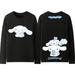 Sanrio Laurel Dog Joint T-shirt Female Long Sleeve Cartoon Big Ear Dog Girl Cute Clothes Pure Cotton T-shirt For Children