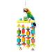 Bird Chew Toys 7 Packs Parakeet Natural Wood Toys Parrot Hanging Cage Toy Bird Perch Stand for Small Bird Conure Cockatiel Parrotlet Lovebird Budgie