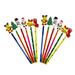 Wooden Christmas Pencils Holiday Stationery Student Gift School Supplies 12 Pcs