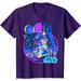 Star Wars Classic Bright Neon Poster Art Disney T-Shirt