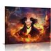 Nawypu Romantic Flame Abstract Prints Wall Art Poster for Home Decoration Captivating Bedroom Decor Canvas Home Decor