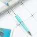 Kisor 10pcs Personalized Ballpoint DIY Pens Manufacturers Ball Point Pens Glitter Beaded Beadable Pens Plastic Solid Light Blue Y04M1A7B