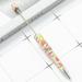 Kisor 10pcs / bag Ballpoint Pen Smooth Writing DIY Beadable Pen Writing Supplies for Children Printed 1 Flower A Y01L4F6E