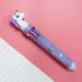 1pcs 10 Color Ballpoint Pen Kawaii Stationery Cute Pens Novelty Cute Kawaii Pen Student Writing Gel Pens Learning Office Supplies