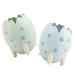 2 Pcs Desktop Pen Holder Dinosaur Egg Model Stationary Container Pencils Organizer