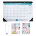 Desk Calendar Decor White Board Calendar Dry Erase Calendars Monthly Planner Calendar 2023 Wall Calendar Desktop Paper Office