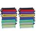 24 Pcs Office and Supplies Student Pencil Holder Bag Grid