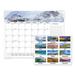 AT-A-GLANCE Seascape Panoramic Desk Pad Seascape Panoramic Photography 22 x 17 White Sheets Clear Corners 12-Month (Jan-Dec): 2024