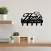 Craftnamesign Custom Welcome Home Metal Key Holder Home Decorative Key Holder Metal Coat Rack