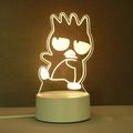 Hello Kitty Kuromi Lamp Acrylic USB LED Night Light Mymelody Cinnamoroll Home Decorations Bedroom Desk Lamp Neon Bedside Lamp