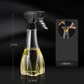 oil spray bottle kitchen household glass edible oil air fryer oil spray pot oil atomized artifact oil spray pot barbecue