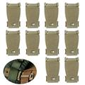 10 Pcs Cord Managment Webbing Buckles Buckle Clips Strap Buckle Buckle for Outdoor