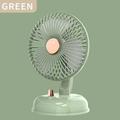 1pc Portable Fan Rechargeable 180Â° Rotation 10 Speeds Strong Airflow Ultra Quiet Portable Mini Desktop Fan Free Angle Adjustable Better Cooling Small Personal Fan Home Office Bedroom Travel