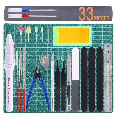 33-Piece Modeler's Essential Tool Craft Set - Upgrade Your Model Building Experience Perfect for Hobbyists, Ideal for Toy and Model Building Projects