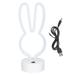 White Plastic Cutainsforbedroom Home Accents Decor Rabbit Night Light The Clouds Decorate