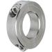 Climax Metals 2C-075-S T303 Stainless Steel Two-Piece Clamping Collar 3/4 Bore Size 1-1/2 Outside Diameter 1/4 -28 x 5/8 Set Screw
