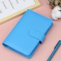 A6 PU Leather Notebook Binder Budget Planner Organizer Cover Pockets Sheets Hot