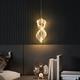 LED Pendant Light Spiral Bedroom Bedside Droplight 30cm, Modern Minimalist Dining Bar Adjustable Long Line Hardware Pendant Light Ceiling Lighting Fixture