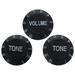 3pcs Electric Guitar Volume Knobs Replacement Volume and Tone Knobs for Electric Guitar