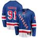 Alex Wennberg Men's Fanatics Branded Blue New York Rangers Home Breakaway Custom Jersey