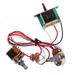 Electric Guitar Wiring Harness Kit 3 Way Toggle Switch B500K Potentiometer and 6.35mm Jack Prewired Set