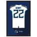 Derrick Henry Tennessee Titans Away Jersey Framed Art Print