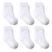 HBYJLZYG 6 Pairs Baby Socks Floor Socks Anti-Slip Crew Socks Toddler Kids Baby Boys Girls Socks Anti-Slip Knitted Warm Socks Room Socks 6Pc