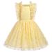 IDOPIP Baby Girls Sequins Tutu Dress Butterfly Daisy Polka Dots Princess Tulle Evening Gown